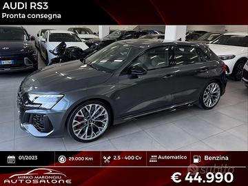 Audi A3 RS 3 SPB TFSI quattro S tronic FINANZIABIL