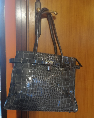 Borsa in pelle NUOVA e portafoglio