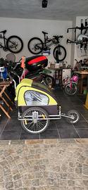 carretto bicicletta 2 posti