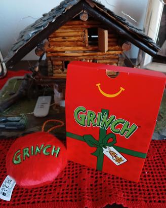 Pallina peluche rossa Max Grinch Happy Meal 