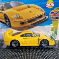 HOT WHEELS FERRARI F40 COMPETIZIONE ROSSA e GIALLA