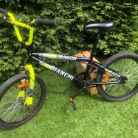 BMX  Bianchi nera e giallo fluo