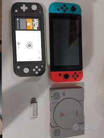 Switch lite, switch V2 PS classic retrogaming