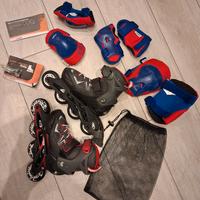 Roller tg 29-32 - protezioni - sacca - Bambino 