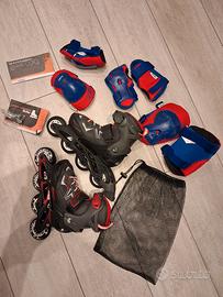 Roller tg 29-32 - protezioni - sacca - Bambino 