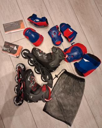 Roller tg 29-32 - protezioni - sacca - Bambino 