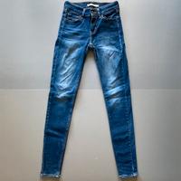 Levi's 710 Super Skinny Jeans Lavaggio Blu