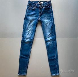 Levi's 710 Super Skinny Jeans Lavaggio Blu