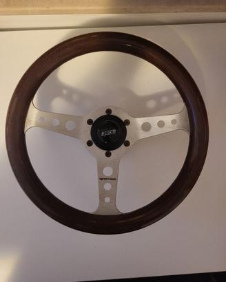 volante in legno per auto d'epoca sport line
