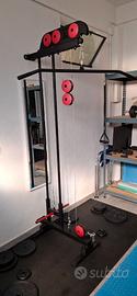 Lat machine da parete con doppie guide Marbo Sport