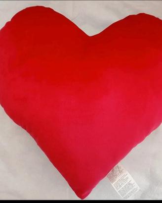 Cuscino cuore OVS 40x40 con biglietto natalizio