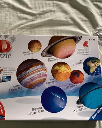 Puzzle di pianeti 3D