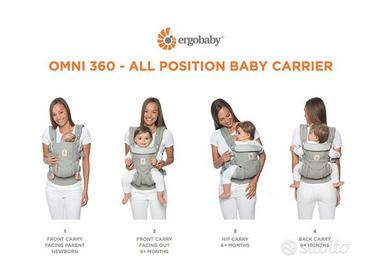 Marsupio Ergobaby 360 da 0 a 4 anni