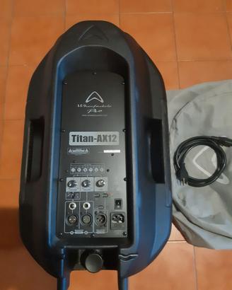 Cassa audio amplificata wharfedale dj karaoke live