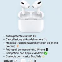 Auricolari Bluetooth Pro con custodia MagSafe