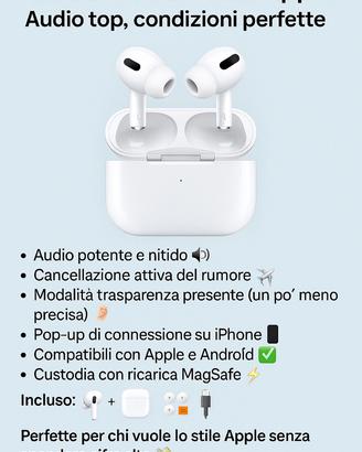 Auricolari Bluetooth Pro con custodia MagSafe