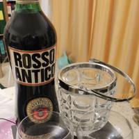 Rosso Antico Buton, 2 calici e secchiello ghiaccio