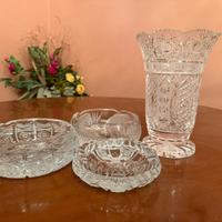 set oggetti in cristallo 