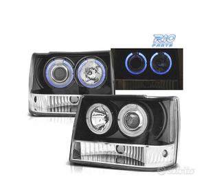 FARI JEEP GRAND CHEROKEE 93-98 OCCHI ANGELI NERO