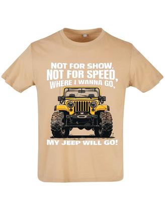 T-shirt con stampa JEEP Will Go