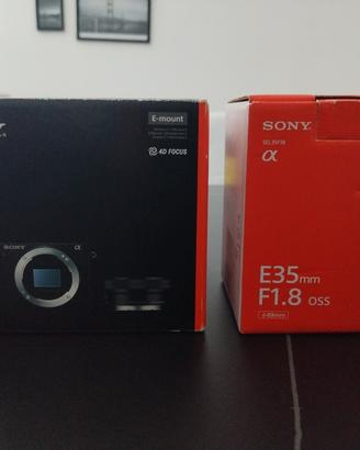 Sony a6300 + Sony E 35mm f/1.8 OSS - kit completo