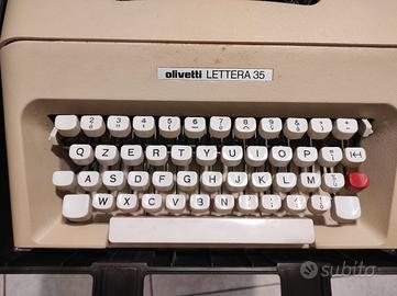 macchina da scrivere Olivetti lettera 35