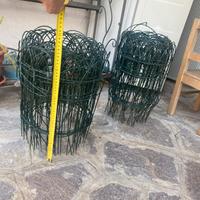 Rete Bordura rotolo verde anima acciaio 10 metri