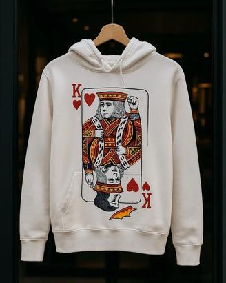 Felpa KING poker Edizione Limitata Taglia s- m