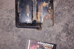 Coperchio batteria Vespa 160 GS 180 SS in ferro