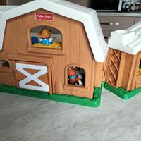 Gioco bimbi fattoria con animali da cortile. 