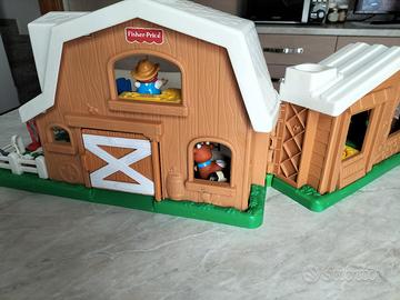 Gioco bimbi fattoria con animali da cortile. 