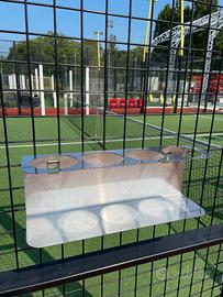 Porta borracce bottiglie PADEL 4 posti