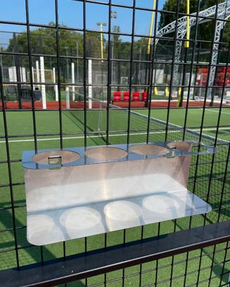 Porta borracce bottiglie PADEL 4 posti