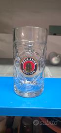 bicchieri birra Paulaner da 1 L.