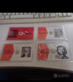 Set di 4 schede da collezione memorabili