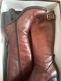 Stivalli In pelle marrone