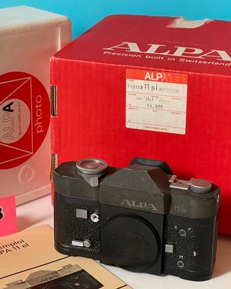 Alpa 11si nera, fotocamera appena REVISIONATA