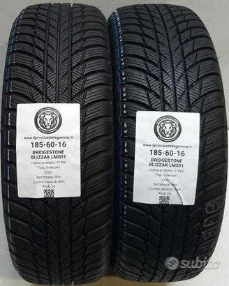 2 gomme 185 60 16 bridgestone a41966