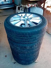 Cerchi OPEL in lega con pneumatici CONTINENTAL