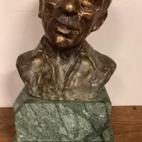 busto in bronzo di Eduardo De Filippo