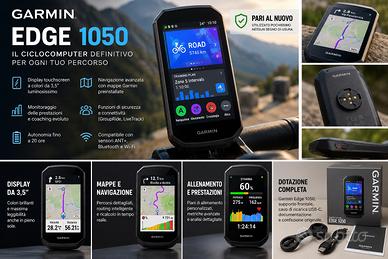GARMIN EDGE 1050 - PARI AL NUOVO CONDIZIONI TOP