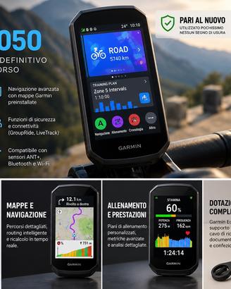 GARMIN EDGE 1050 - PARI AL NUOVO CONDIZIONI TOP
