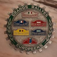 Raro badge d'epoca Grands Rallyes Europeens Ragni 