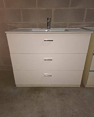 mobile bagno con specchio contenitore