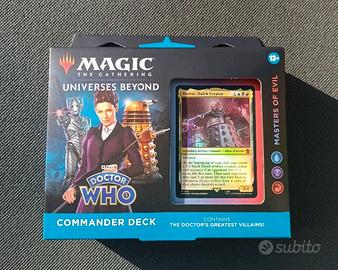 Magic Commander Deck "Masters of Evil" Doctor Who 
