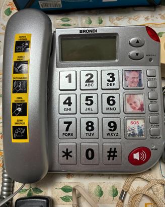 Telefono brondi super bravo plus per anziani.