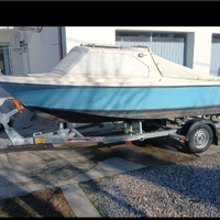 Barca motore Honda 30 cv 4 tempi carrello cresci