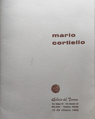Mario Cortiello raccolta di opere