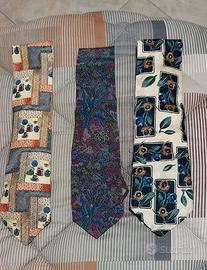 tris cravatte vintage