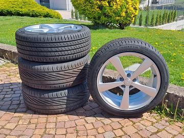 Set completo cerchi in lega + gomme estive 17"